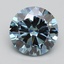 2.50 Ct. Fancy Intense Blue Round Lab Grown Diamond