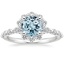 18K White Gold Marseille Halo Diamond Ring (1/2 ct. tw.), smalltop view