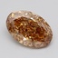 3.06 Ct. Light  Brown Oval Lab Grown Diamond