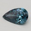 0.66 Ct. Fancy Vivid Blue Pear Lab Grown Diamond