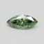 0.52 Ct. Fancy Vivid Green Marquise Lab Grown Diamond