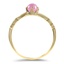 The Castor Ring, smalltop view on a hand