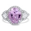 Custom Three-Stone Micro Pave Diamond Engagement Ring