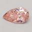 0.50 Ct. Fancy Vivid Pink Pear Lab Grown Diamond