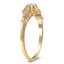 The Konstance Ring, smalltop view on a hand