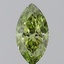 2.33 Ct. Fancy Vivid Green Marquise Lab Grown Diamond