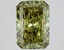 2.53 Ct. Fancy Vivid Green Radiant Lab Grown Diamond