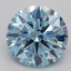 2.58 Ct. Fancy Vivid Blue Round Lab Grown Diamond