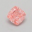 0.50 Ct. Fancy Vivid  Pink Cushion Lab Grown Diamond