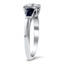 The Mandeville Ring, smalltop view on a hand
