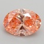2.50 Ct. Fancy Vivid Pink Oval Lab Grown Diamond