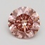 2.00 Ct. Fancy Intense Pink Round Lab Grown Diamond