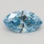 1.22 Ct. Fancy Vivid Blue Marquise Lab Grown Diamond