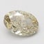 6.09 Ct. Fancy Grayish Yellow Oval Lab Grown Diamond