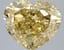 5.0 Ct. Fancy Intense Yellow Heart Lab Grown Diamond