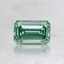 0.53 Ct. Fancy Intense Pacific Green Emerald Lab Grown Diamond