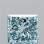 2.72 Ct. Fancy Vivid Blue Princess Lab Grown Diamond
