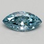 1.00 Ct. Fancy Vivid Greenish Blue Marquise Lab Grown Diamond