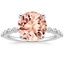 18K White Gold Marseille Half Coverage Diamond Ring (1/4 ct. tw.), smalltop view