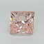 5.21 Ct. Fancy Intense Pink Princess Lab Grown Diamond