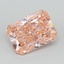 4.06 Ct. Fancy Vivid  Pink Radiant Lab Grown Diamond