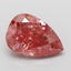 3.10 Ct. Fancy Vivid Pink Pear Lab Grown Diamond