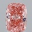 2.02 Ct. Fancy Vivid Pink Cushion Lab Grown Diamond