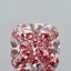 1.00 Ct. Fancy Intense  Pink Cushion Lab Grown Diamond