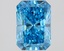 1.51 Ct. Fancy Vivid Blue Radiant Lab Grown Diamond