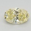 0.72 Ct. Fancy Intense Yellow Oval Lab Grown Diamond
