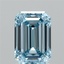 1.94 Ct. Fancy Vivid Blue Emerald Lab Grown Diamond