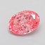 1.34 Ct. Fancy Vivid  Pink Oval Lab Grown Diamond