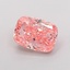 2.53 Ct. Fancy Vivid  Pink Cushion Lab Grown Diamond