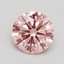 1.85 Ct. Fancy Vivid Pink Round Lab Grown Diamond