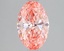 1.57 Ct. Fancy Vivid Pink Oval Lab Grown Diamond