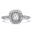 Art Deco Reproduction Diamond Vintage Ring