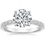 18K White Gold Peri Diamond Ring (1/3 ct. tw.), smalltop view