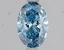 1.08 Ct. Fancy Vivid Blue Oval Lab Grown Diamond