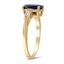 The Elsbeth Ring, smalltop view on a hand