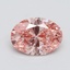 2.00 Ct. Fancy Vivid Pink Oval Lab Grown Diamond