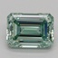 1.05 Ct. Fancy Vivid Green Emerald Lab Grown Diamond