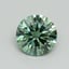 0.62 Ct. Fancy Vivid Pacific Green Round Lab Grown Diamond