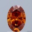 1.05 Ct. Fancy Intense Brownish Orange Oval Lab Grown Diamond