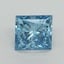 1.52 Ct. Fancy Vivid Blue Princess Lab Grown Diamond