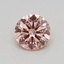 0.37 Ct. Fancy Intense Pink Round Lab Grown Diamond