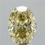 4.05 Ct. Fancy Intense Yellow Oval Lab Grown Diamond