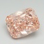 12.21 Ct. Fancy Vivid Pink Cushion Lab Grown Diamond