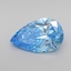 0.99 Ct. Fancy Vivid Blue Pear Lab Grown Diamond