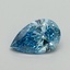2.03 Ct. Fancy Vivid Blue Pear Lab Grown Diamond