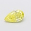 1.63 Ct. Fancy Intense Yellow Pear Lab Grown Diamond